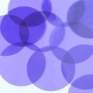 Sequin 60mm  Round Shape Vinyl Go Go Trans Purple. Made in USA