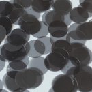 Round Sequin 24mm Smoke Gray Transparent Glossy and Matte Reversible Paillettes