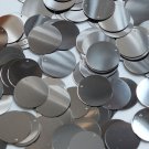 Round Flat Sequin 20mm Top Hole Hematite Shiny Gray Metallic Paillettes