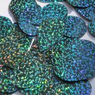 Teardrop Sequin 1.5" Light Sapphire Blue Hologram Glitter Sparkle Paillettes