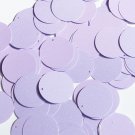 Round Sequin 24mm Lilac Light Purple Opaque Satin Pearl Loose Couture Paillettes