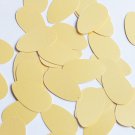 Pear Drop Sequin 1.25" Custard Yellow Opaque Satin Pearl Loose Couture Paillette