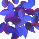 Vine Leaf Sequin 1.5" Deep Purple Lazersheen Reflective Metallic Loose Paillette