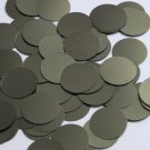 Round Sequin 24mm Dark Olive Green Matte Satin Metallic Loose Couture Paillettes