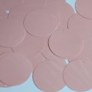 Round Sequin 40mm Light Pink Opaque Glossy High Shine Loose Couture Paillettes