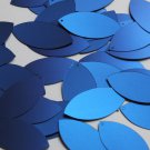 Navette Leaf Sequin 1.5" Cobalt Blue Matte Satin Metallic Couture Paillettes