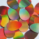 Oval Egg Sequin 1.5" Copper Lazersheen Reflective Metallic Couture Paillettes