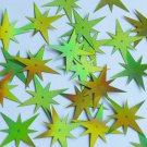 North Star Sequin 1.5" Lime Green Lazersheen Reflective Metallic Loose Paillette