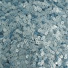 3mm Round Flat Sequins Light Blue Matte Silk Frost. Made in USA