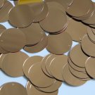 Round Sequin 24mm (1") Rose Gold Metallic Loose Couture Paillettes