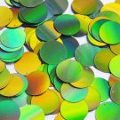 Round Sequin 20mm Lime Green Lazersheen Reflective Metallic Couture Paillettes