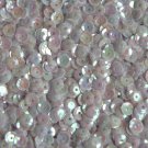 5mm Cup Sequins Pale Pink Lavender Rainbow Iris Shiny Opaque