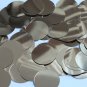 Round Flat Sequin 30mm Light Gold Metallic. Couture paillettes. Made in USA