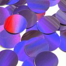Round Sequin 30mm Deep Purple Lazersheen Reflective Metallic Couture Paillettes