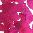 Navette Leaf Sequin 1.5" Magenta Pink Metallic Embossed Texture Loose Paillettes