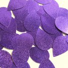 Teardrop Sequin 1.5" Purple Metallic Embossed Texture Loose Couture Paillettes
