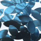 Navette Leaf Sequin 1.5" Sapphire Blue Metallic Loose Couture Paillettes