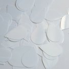 Teardrop Sequin 1.5" White Opaque Loose Couture Paillettes
