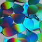 Teardrop Sequin 1.5" Aqua Blue Lazersheen Reflective Metallic Couture Paillettes