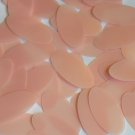 Oval Sequin 1.5" Light Pink Transparent Glossy and Matte Duo Reversible Pailette