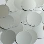 Round Sequin 40mm Silver Matte Satin Metallic Loose Couture Paillettes
