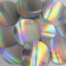 Round Sequin 2" Silver Laser Light Show Metallic Loose Couture Paillettes