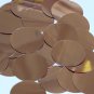 Round Sequin 40mm Rose Gold Metallic Loose Couture Paillettes