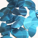 Navette Leaf Sequin 1.5" Sky Blue Metallic Loose Couture Paillettes