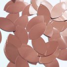 Navette Leaf Sequin 1.5" Pink Metallic Loose Couture Paillettes