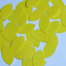 Navette Leaf Sequin 1.5" Yellow Opaque Glossy High Shine Loose Couture Paillette