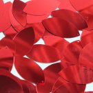 Navette Leaf Sequin 1.5" True Red Metallic Loose Couture Paillettes