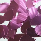 Teardrop Sequin 1.5" Orchid Pink Metallic Loose Couture Paillettes