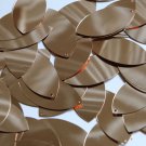 Navette Leaf Sequin 1.5" Rose Gold Metallic Loose Couture Paillettes