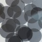 Round Sequin 40mm Smoke Gray Transparent Glossy and Matte Reversible Paillettes