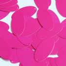 Oval Sequin 1.5" Hot Pink Opaque Loose Couture Paillettes
