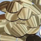 Round Sequin 40mm Rich Gold Metallic Loose Couture Paillettes