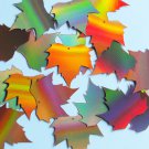 Maple Leaf Sequin 1.25" Copper Lazersheen Reflective Metallic Couture Paillettes