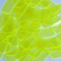 Rectangle Vinyl Shape 1.5" Yellow Go Go Fluorescent Edge Glow