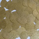 Teardrop Sequin 1.5" Gold Metallic Sparkle Glitter Texture Couture Paillettes