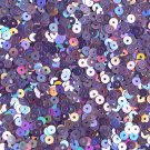 4mm Round Flat Sequins Lavender Lazersheen Rainbow Reflective Made in USA