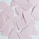 Fishscale Fin Sequin 1.5" Pale Pink Opaque Satin Pearl Loose Couture Paillettes