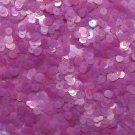 6mm Flat Loose Sequin Paillette Pink Magenta Rainbow Semi Frost Made in USA