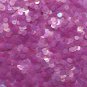 6mm Flat Loose Sequin Paillette Pink Magenta Rainbow Semi Frost Made in USA