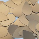 Teardrop Sequin 1.5" Coffee Brown Matte Satin Metallic Loose Couture Paillettes