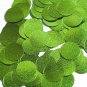 Round Sequin 24mm Lime Green Metallic Embossed Texture Loose Couture Paillettes