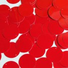 Round Sequin 24mm Bright Red Opaque Glossy High Shine Loose Couture Paillettes