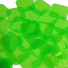 Square Diamond Vinyl Shape 1.5" Green Go Go Fluorescent Edge Glow