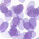Facet Gem Oval Sequin 1.25" Lilac Light Purple See-Thru Glossy Matte Reversible