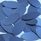 Oval Sequin 1.5" Royal Purple Matte Satin Metallic Loose Couture Paillettes