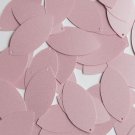 Oval Sequin 1.5" Baby Pink Opaque Satin Pearl Loose Couture Paillettes